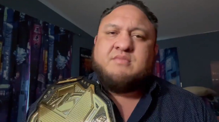 Samoa Joe Relinquishes the NXT Title